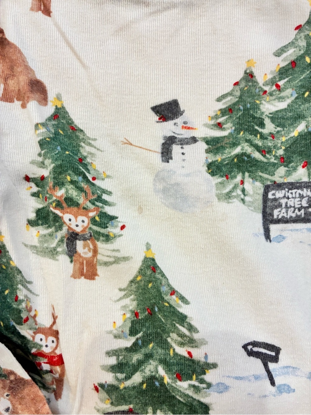 2 sets of Burts bees Holiday Pajamas, size 6T - Picture 2 of 3